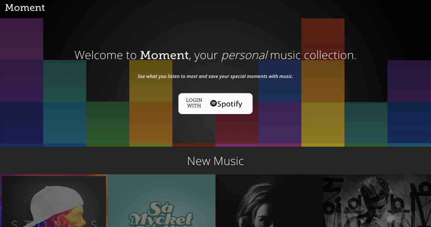 Image of Moment Music App
